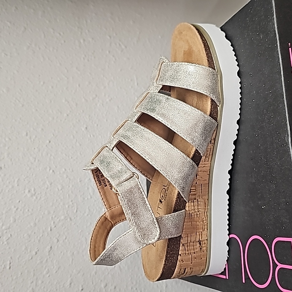 Corky's Comfy Gold Sandals